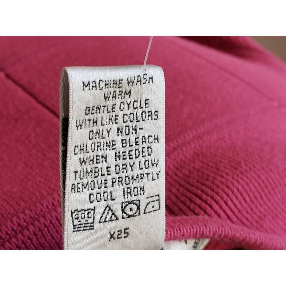 Geoffrey Beene Sweater Womens Size L Pink Casual 3/4 Sleeve Square Neck Pullover - Picture 6 of 13